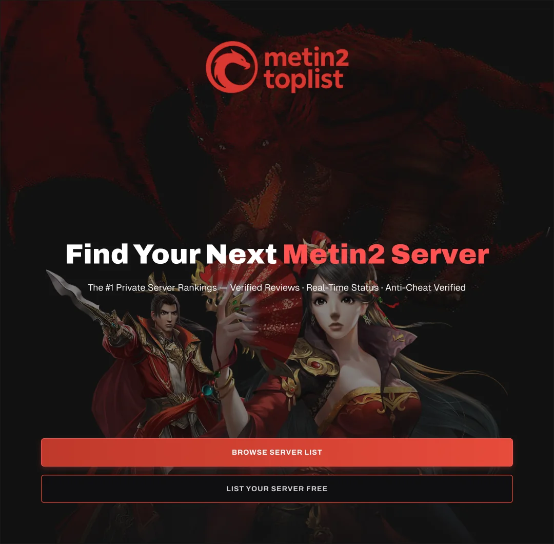 Visit metin2-toplist.net, our partner Metin2 server toplist